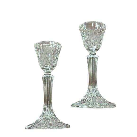 Cristal D’Arques Fine Crystal Candlestick Set - Quantity: 2 - Picture 3 of 5